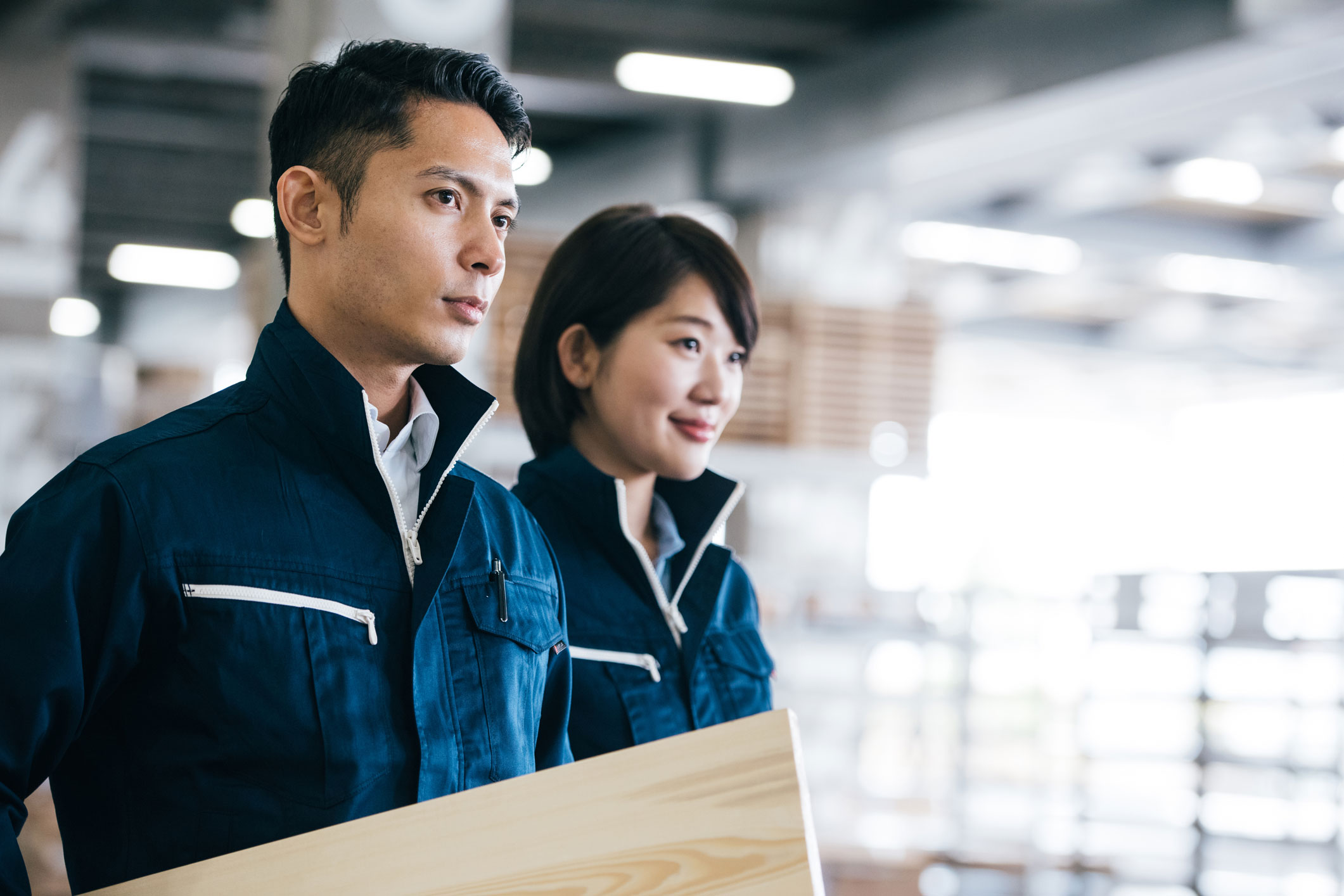 建設業で働く社員のイメージ